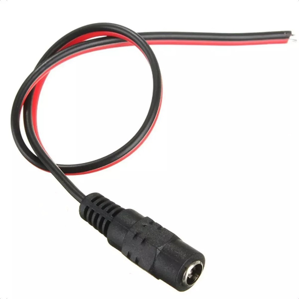 Rabicho Plug P4 Fêmea Cftv Fita Led Alarmes Câmeras