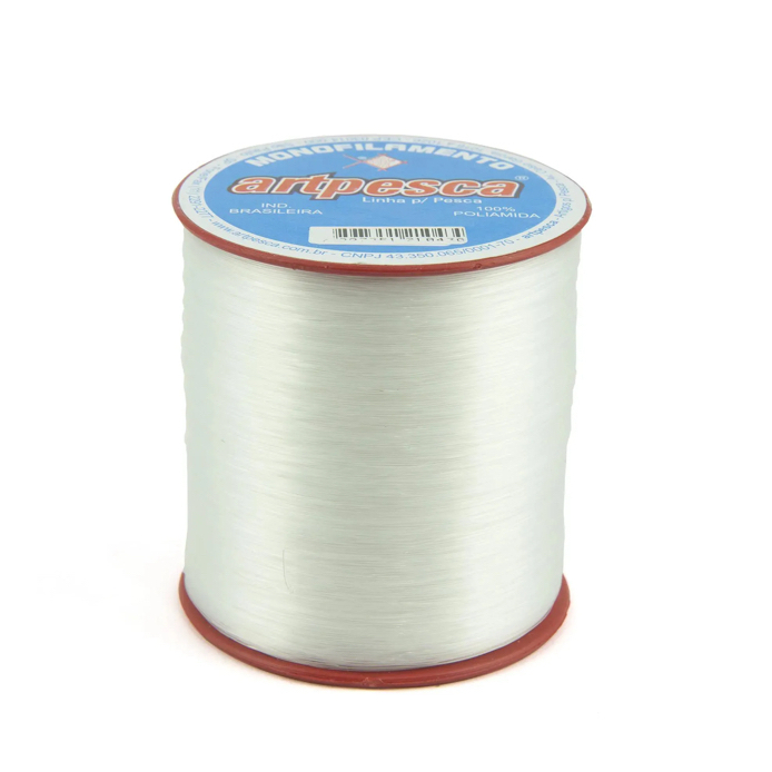 Fio de Nylon Linha de Pesca Monofilamento ArtPesca - Carretel de 100g / Tamanhos: 0.20mm à 1.00mm
