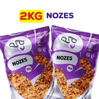 Nozes 2Kg Sem Casca Extra Light Quebrada/Pedaços - P&P em Oferta na Shopee
