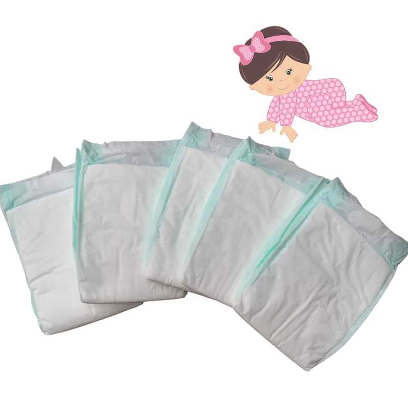Fralda descartáveis para bebê reborn ou bonecas kit 5 Uni