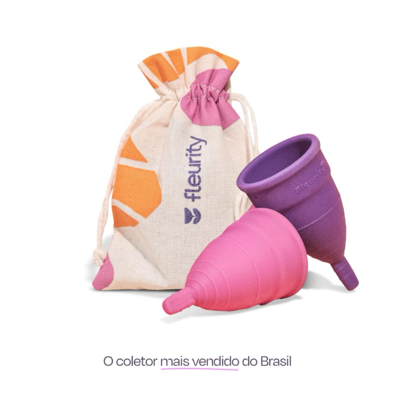 Coletor Menstrual -Tipo 1 -Fleurity-Unidade em Oferta na Shopee