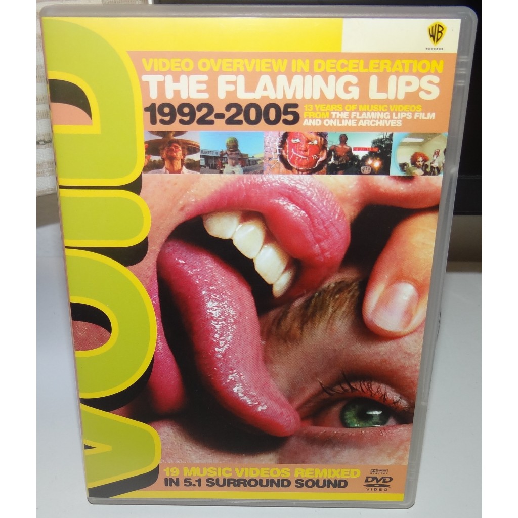 DVD The Flaming Lips - Video Overview In Deceleration - 1992 - 2005 (Original)