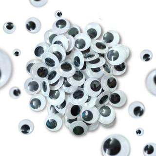 Olhinhos Móveis Para Artesanato 8 / 10 / 12 / 15 / 20 mm - Com 100 Unidades - MGX em Oferta na Shopee