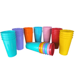 kit 30 copos plasticos 330 ml para sucos/festas/criancas/merenda