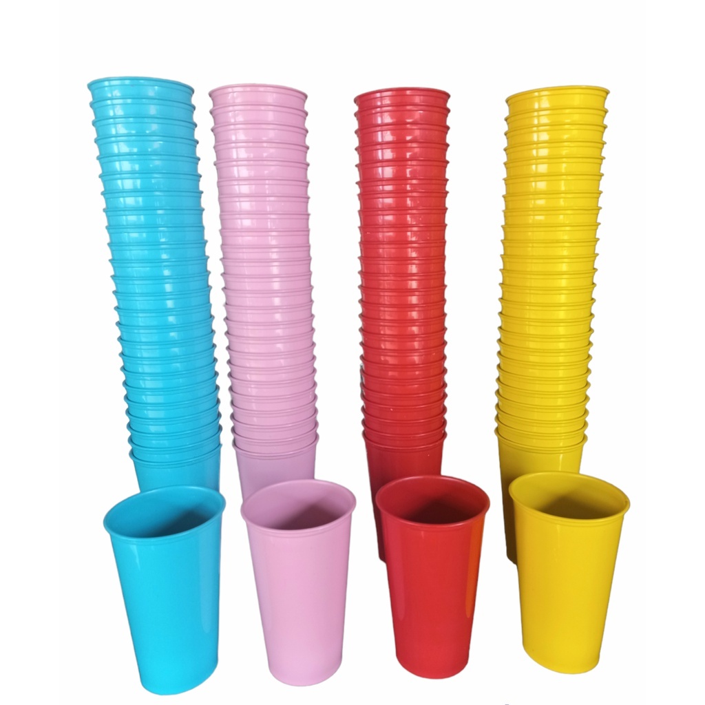kit 30 copos plasticos 330 ml para sucos/festas/criancas/merenda — imagem 2 de 2