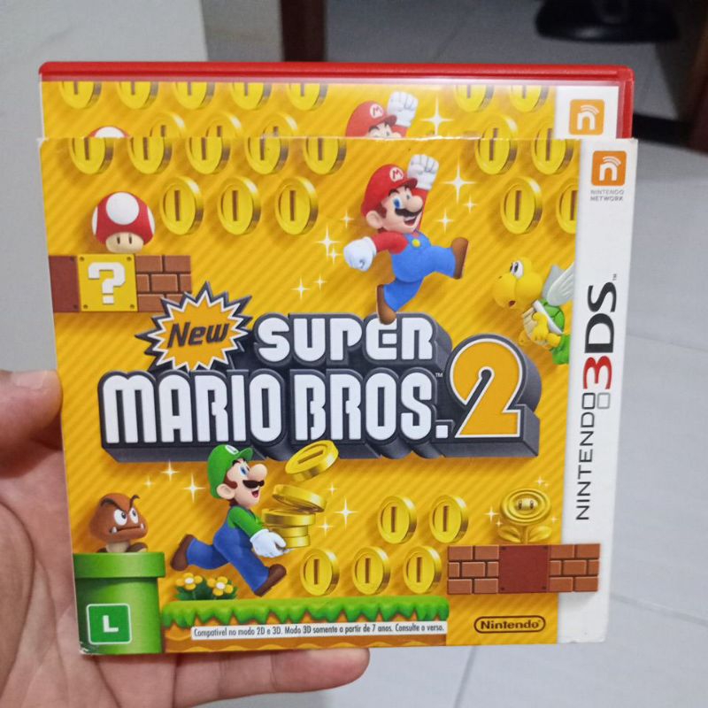 New Super Mario Bros 2 - 3ds americano original com luva