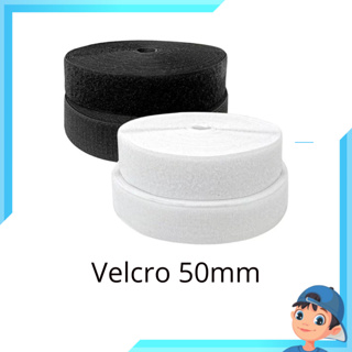 Velcro Fecho De Contato Para Costura 50mm  - Macho + Fêmea Branco e Preto em Oferta na Shopee