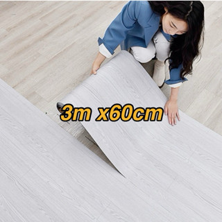 Adesivo Para Piso Vinilico Autocolante 3mx60cm Madeira Cimento Queimado Chão Parede Quarto Cozinha Sala