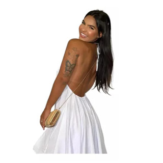 Vestido Feminino Costa Nua Moda Verão