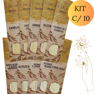Incensos Néctar da Lua - Naturais e Artesanais - Com Essências e Florais de Bach 🍃 em Oferta na Shopee