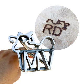 Marcadores De Gado Personalizado 3 Letras - Com Desenho Inox em Oferta na Shopee