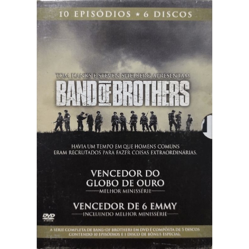 Box Dvd Band Of Brothers Tom Hanks Steven Spielberg Otimo Estado