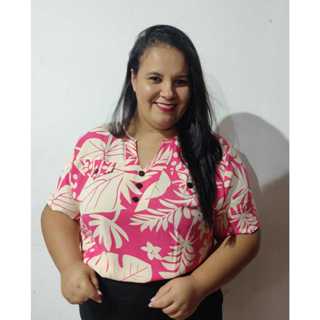 CAMISA FEMININA TAMANHO GRANDE DE DUNA PLUS SIZE