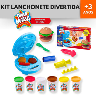 Massa De Modelar Infantil Lanchonete Divertida Divertoys