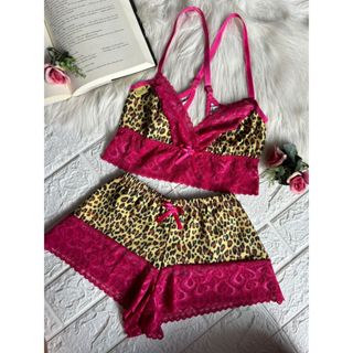 Conjunto Cropped Bia Short Dool Sexy Pijama Baby Doll