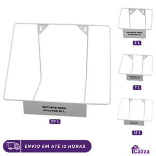 Suporte para Caixa Coletora 3L, 7L, 13L, 20L Material Perfurocortante em Oferta na Shopee