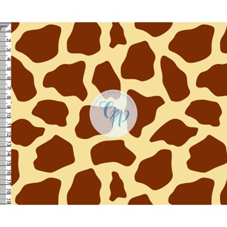 Tecido tricoline, microfibra ou gabardine - Manchas de girafa - 0.50CM em Oferta na Shopee