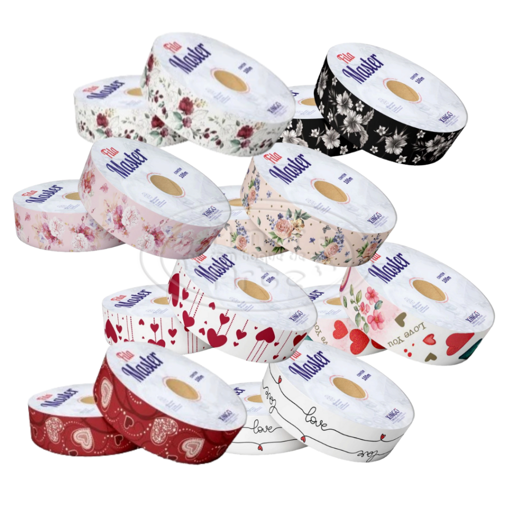 Fitas Master Decoradas Diversas Estampas Xingó 32mm x 10m (Fracionada). em Oferta na Shopee