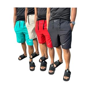 Kit 3 Bermudas Tactel Com Elastano Praia Verão Treino