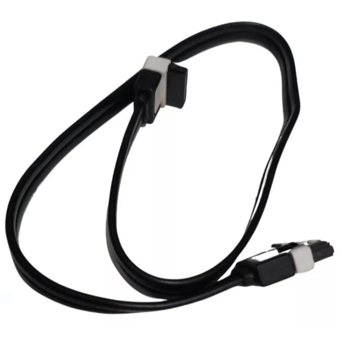 Cabo Sata 3 Asus Serial 6 Gb/s Ponta L 90 Graus - 1 Unidade