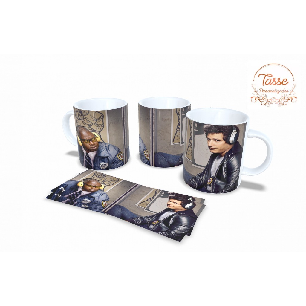 Caneca Personalizada Broklin Nine Nine B99 Series Super Brilhante Presente Aniversario Festa Mod 12