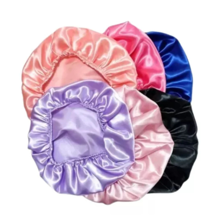 Touca/toca Cetim Anti Frizz Para Dormir Cabelo Cacheado E Liso