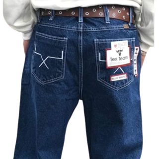 Calça Masculina Tex Team Amaciada Costura Branca