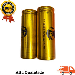 Bateria Recarregável 18500 3,7v Li-ion Promoção