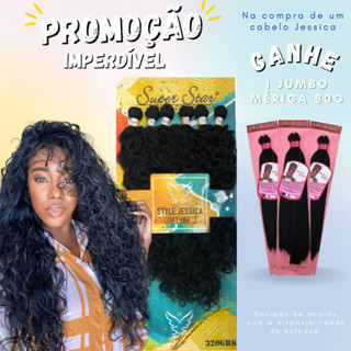Cabelo 100% Bio Vegetal Modelo Jessica Super Star