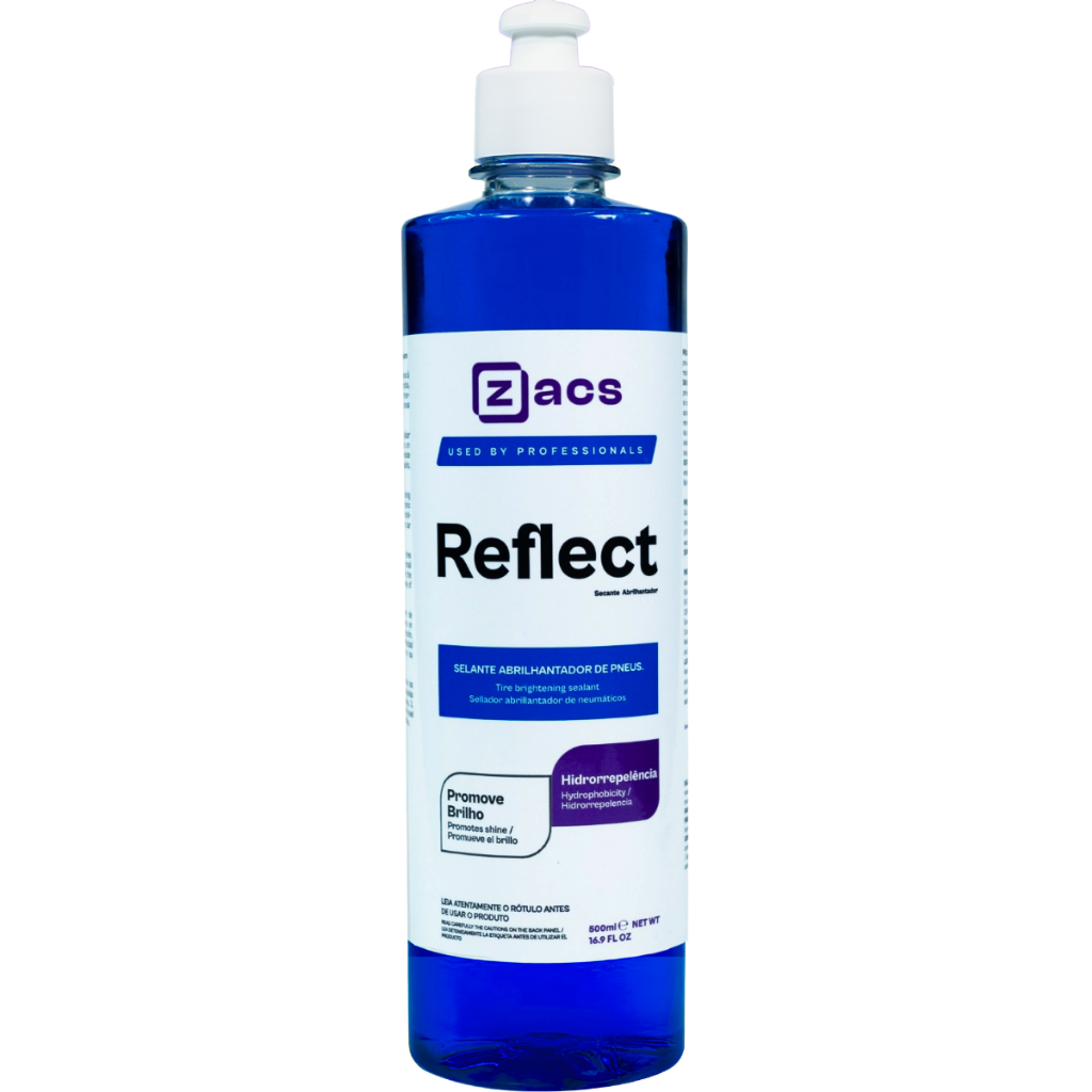 Reflect Zacs Selante Abrilhantador Pretinho para Pneu 500ml em Oferta na Shopee