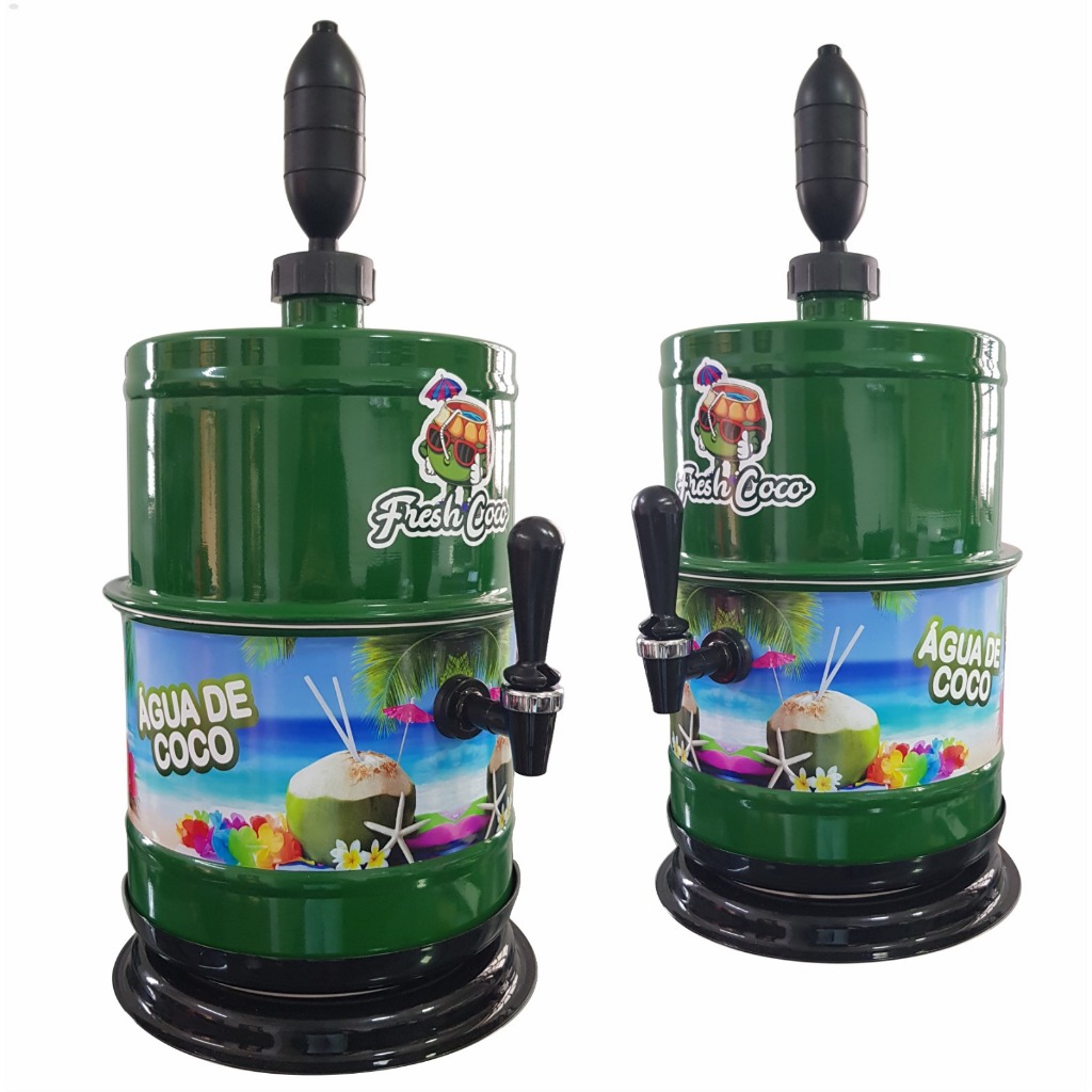 Chopeira Portatil A Gelo Agua de Coco + Base Giratoria Não Eletrica Modelo Especial