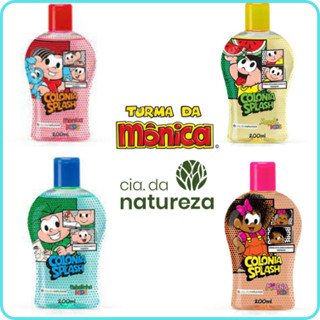 Colonia Splash Turma Da Monica Perfume Pra Criança Infantil Kids Cia Da Natureza 200ml - Escolha seu tipo