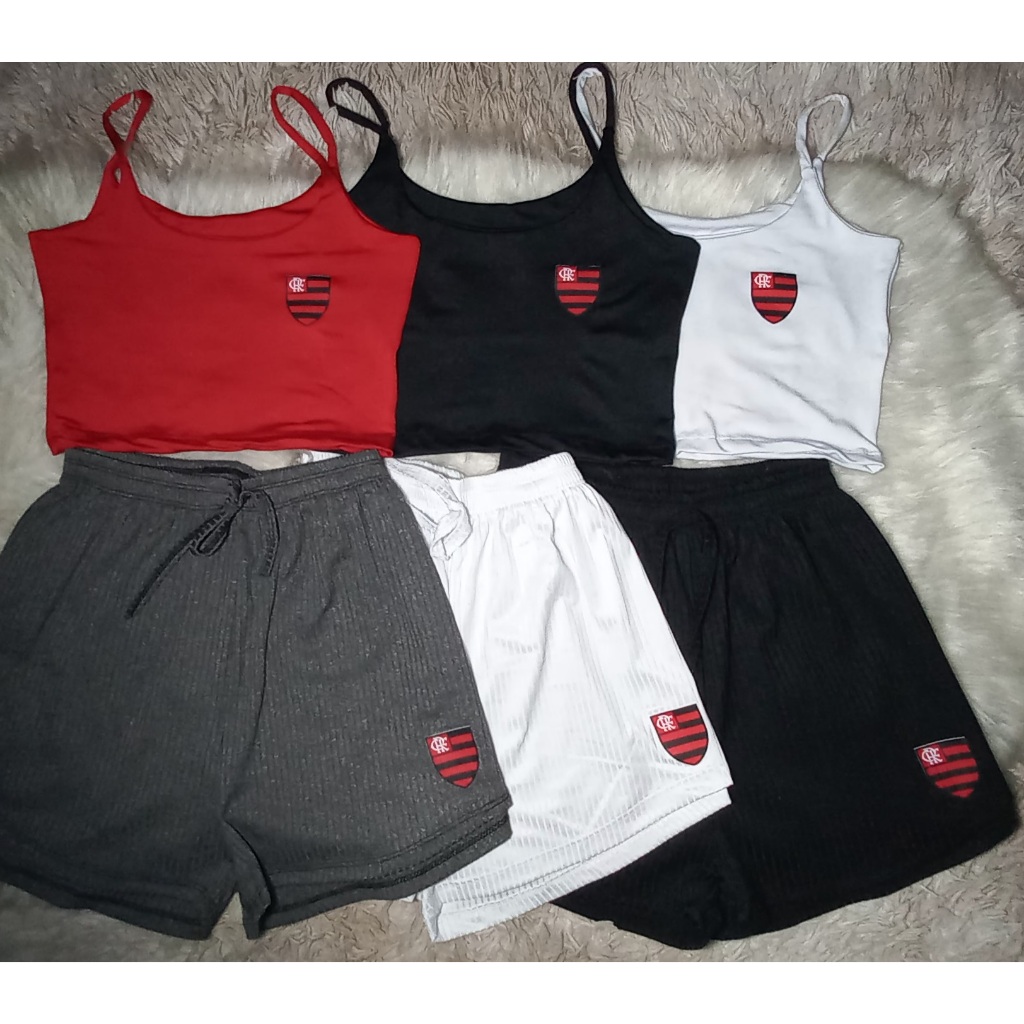 CONJUNTO TIMES BRASILEIROS LANÇAMENTO ACADEMIA FITNESS.