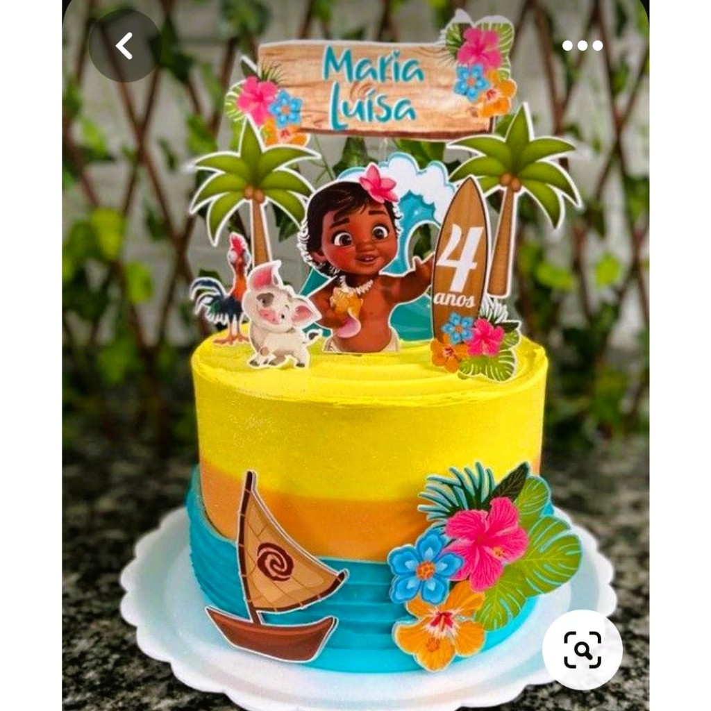 Moana Baby Topo de Bolo: Onde Comprar | BuscaProdutos