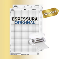 Kit 2 Bases A4 Transparentes Para Silhouette Portrait, Portrait 1, 2, 3 - Cameo, Cameo 2 e 3 - Com Cola