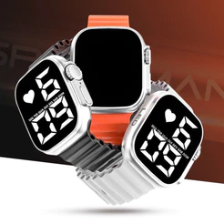 Relógio À Prova D'água LED Digital de Pulso Esportivo feminino Masculino Ultra9 Esporte Pulseira De Silicone