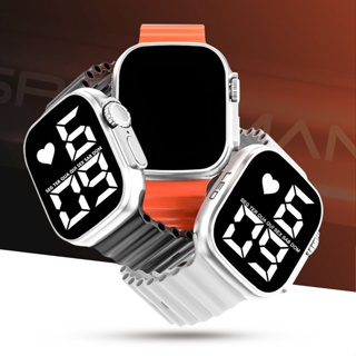 Relógio À Prova D'água LED Digital de Pulso Esportivo feminino Masculino Ultra9 Esporte Pulseira De Silicone em Oferta na Shopee