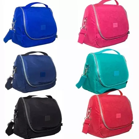 Lancheira Térmica Juvenil Nylon Lisa Yepp Faculdade Passeio em Oferta na Shopee