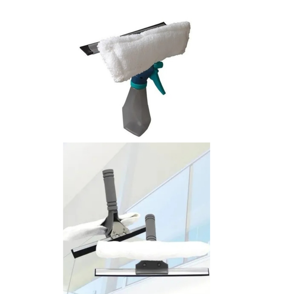 Rodo limpador de vidro profissional de vidro residência +Rodo com Frasco Spray Nobre