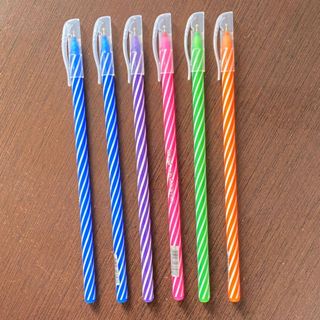 Kit com 25/15/10/ 5 Canetas Esferográficas  0.7mm Ponta Fina tipo agulha coloridas para Escritório e Uso Escolar Leo&Leo em Oferta na Shopee