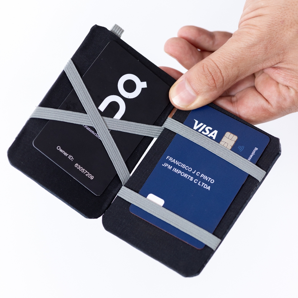 Carteira Masculina Mágica Elegante Maktub Cinza Porta Dinheiro para Cartão Cnh