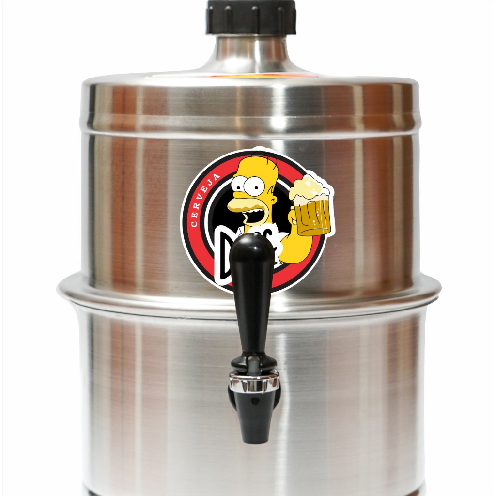 Chopeira Portatil A Gelo Aluminio Homer Du f f 5.1lt Não Elétrica