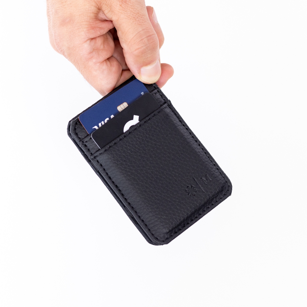 Carteira Masculina Magica Flip Maktub All Black Porta Cartão Cnh dinheiro