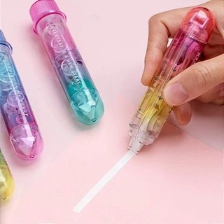 2 em 1 Corretivo e Cola em fita lindas cores em degradê em Oferta na Shopee