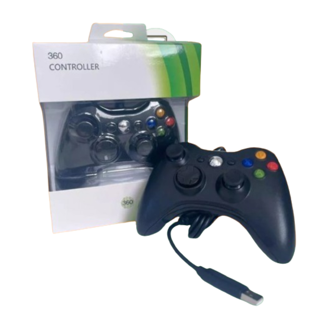 Controle Compatível De Xbox 360 Com Fio Para Video Game e PC/ Fat E Pc Joystick Nf