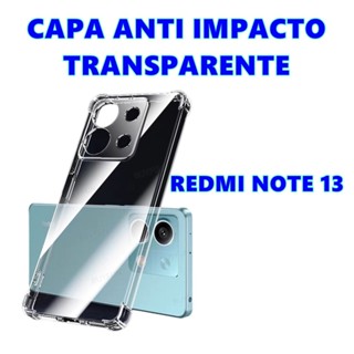 Capa Redmi Note 13 Anti Impacto Capinha Xiaomi Silicone Com Borda Protetora