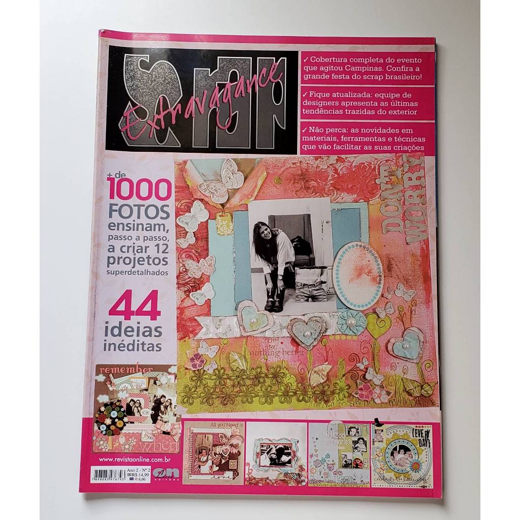 Revista Scrap Extravagance 2 12 Projetos 44 Idéias
