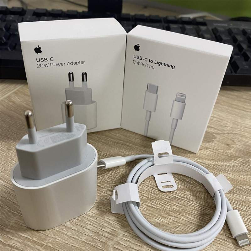 'ORIGINAL' Carregador Completo Original Iphone Fonte 20W + Cabo iPhone 11 12 13 14  Pro Ma...