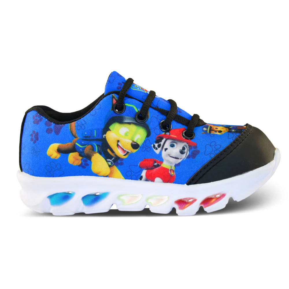 Tenis Patrulha Canina De Led Confortável Colorido