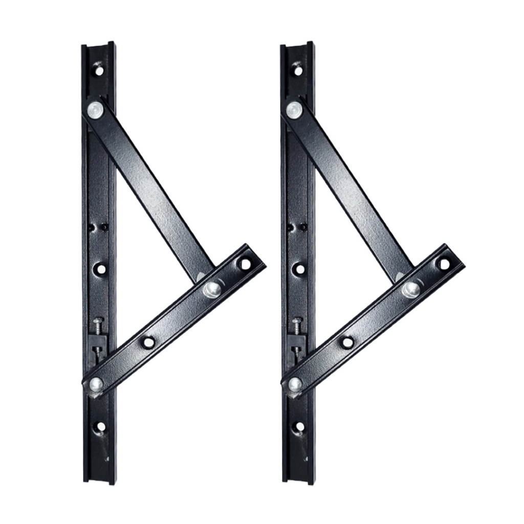 Braço Maxim Ar 60 cm Para Janela De Madeira Basculante Preto